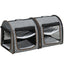 39-Inch Double Pet Carrier with Divider & Cushions, Gray - W2225P173812 - main product image