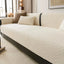 Beige Chenille couch cover variant