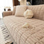Coffee Fleece couch cover variant