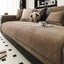 Brown Chenille couch cover variant