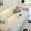 White Chenille couch cover variant