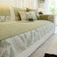 Green Chenille couch cover variant