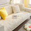 Beige Cotton couch cover variant