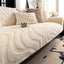 Beige Fleece couch cover variant