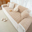 Dark brown Fleece couch cover variant