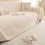 Beige Faux Rabbit Fur couch cover variant