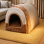 Fold-Flat Plush Pet House — style view