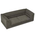 Oversized dark gray dog sofa product view