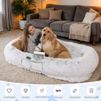 Comfort and care features of the oversized human dog bed