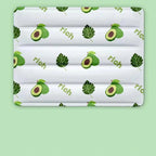 Green avocado pattern cooling pet mat