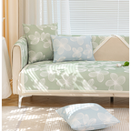 Fresh Floral Ice Silk Cooling Couch Cover delivers silky cool touch for summer gsft-9050