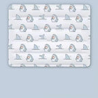 Cute shark pattern cooling pet mat