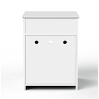 Hidden Cat Litter Box Enclosure with Drawer, White - W80863135 - product view 8