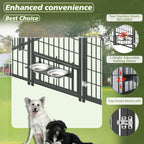 Large Outdoor Dog Kennel with Roof, 18.9 ft - W1820S00025 - product view 6