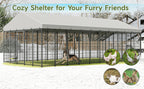 Large Outdoor Dog Kennel with Roof, 18.9 ft - W1820S00025 - product view 5