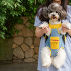 Pet Carrier Backpack for Cats & Small Dogs ¨C Breathable Mesh Hands-Free Carrier with Safety Buckle, Cute Bear Pocket, Escape-Proof Pet Backpack cwyp-001