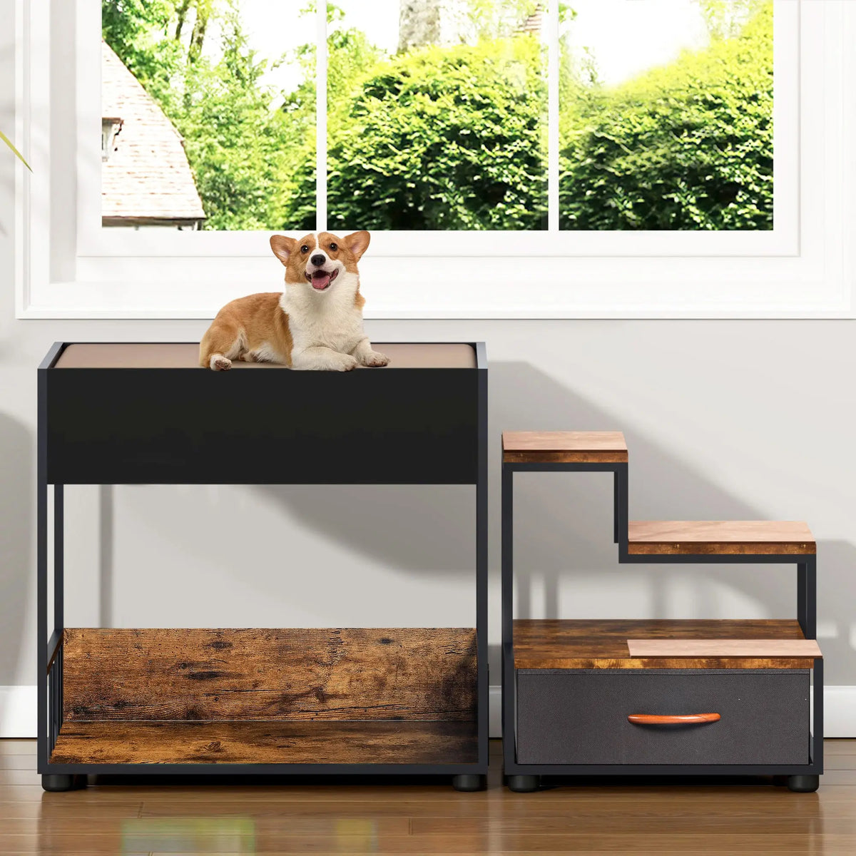 Multi-Level Pet Steps & Window Perch detail view 2