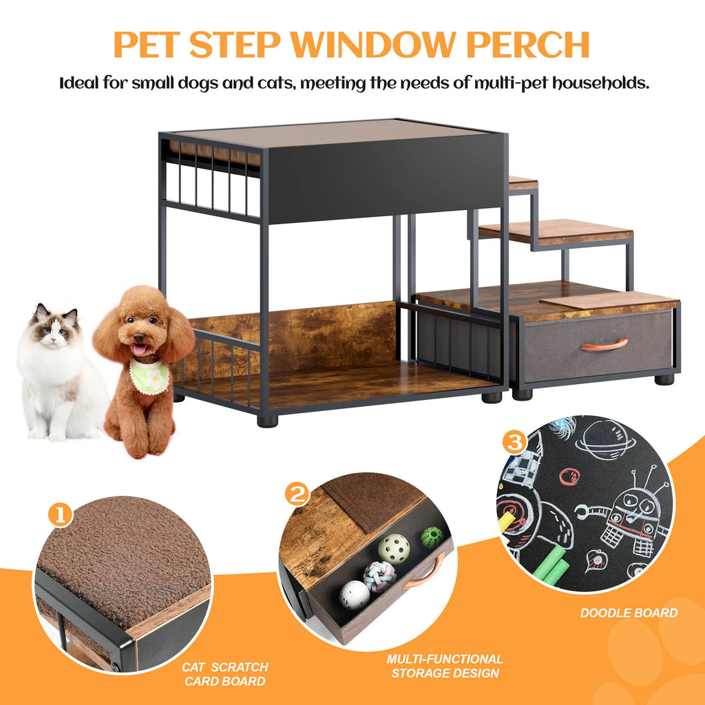 Multi-Level Pet Steps & Window Perch detail view 5