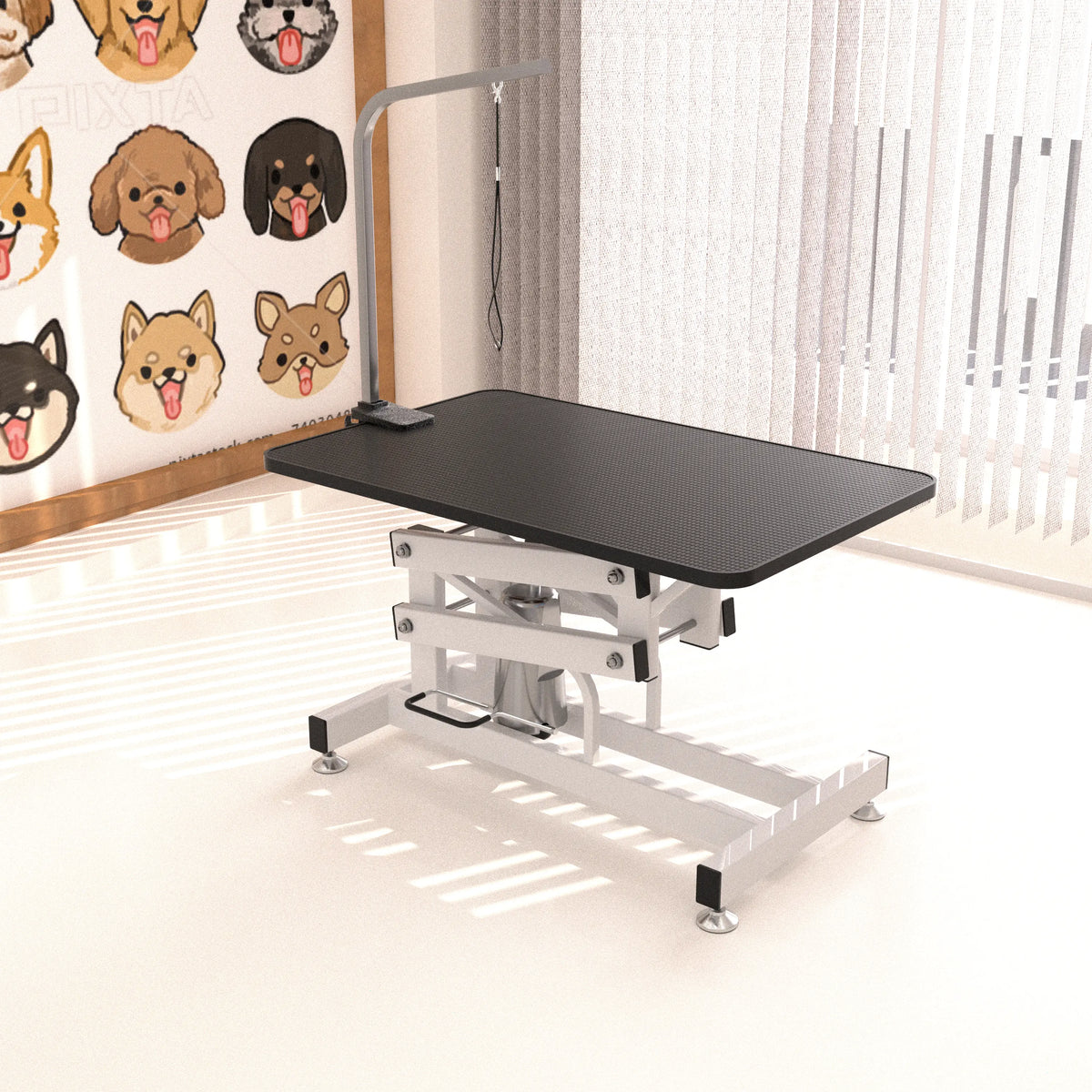 Hydraulic Z-Lift Dog Grooming Table product overview Main image