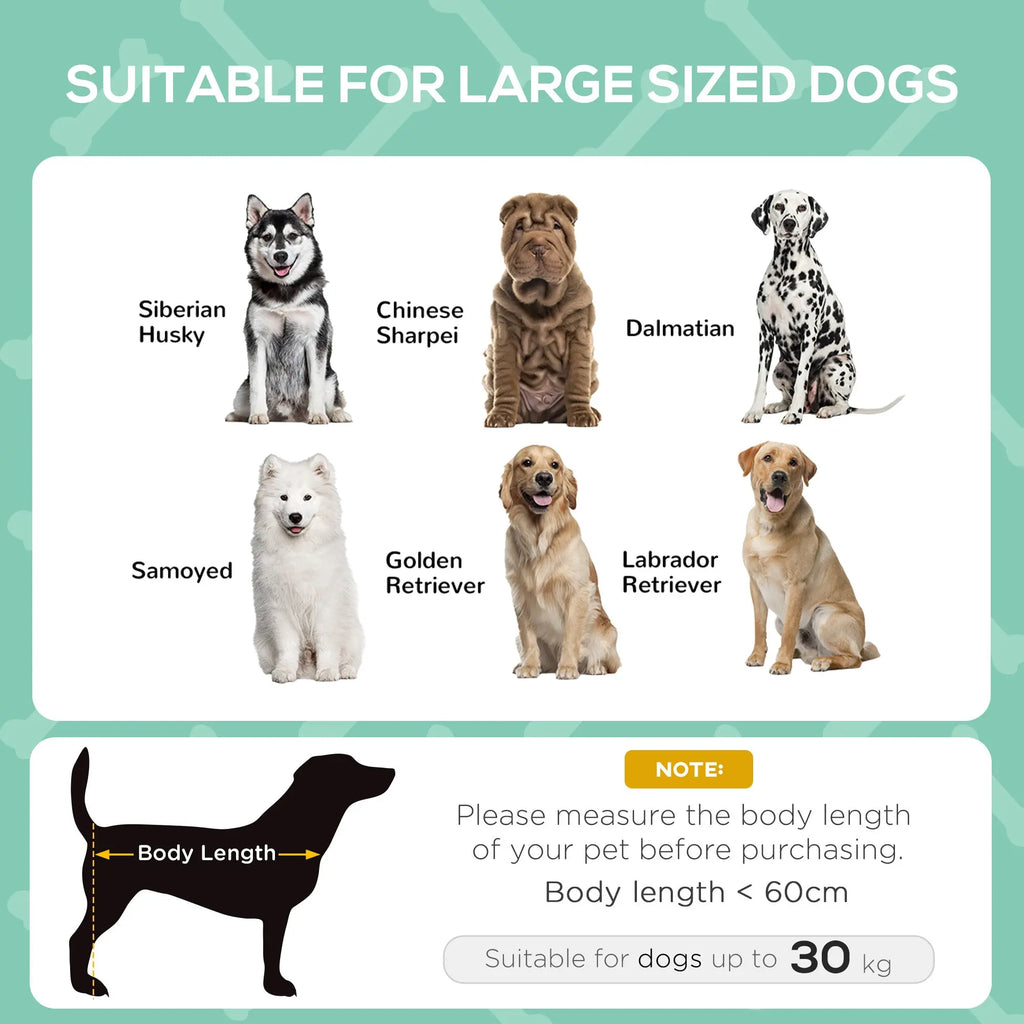 Portable Elevated Dog Bed with UV Canopy detail view 4