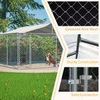 Outdoor Dog Kennel with Waterproof UV Cover detail view 3