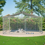Outdoor Dog Kennel with Waterproof UV Cover detail view 7