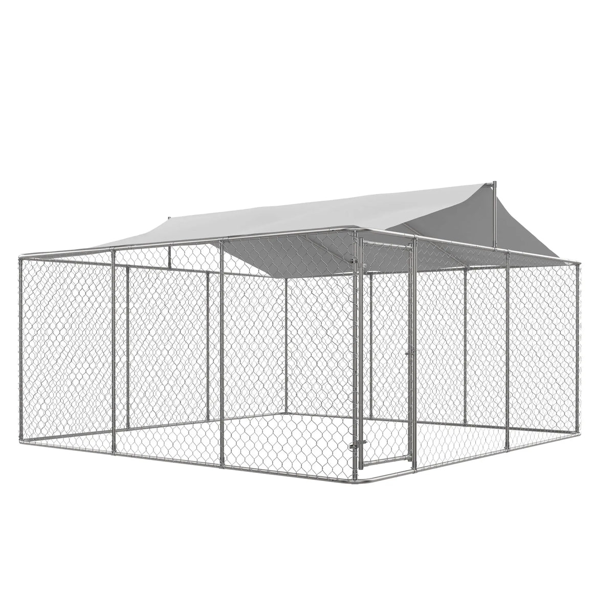 Outdoor Dog Kennel with Waterproof UV Cover detail view 9