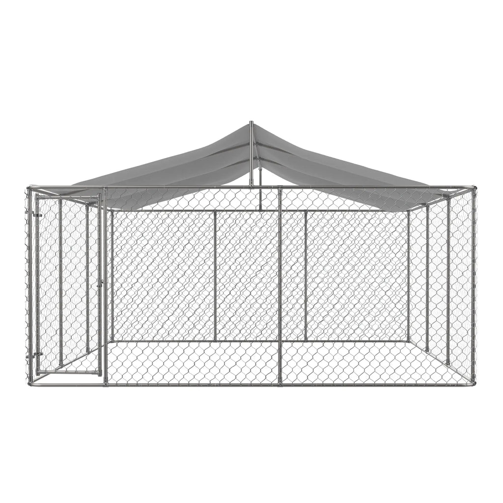 Outdoor Dog Kennel with Waterproof UV Cover detail view 10