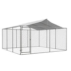 Outdoor Dog Kennel with Waterproof UV Cover detail view 11