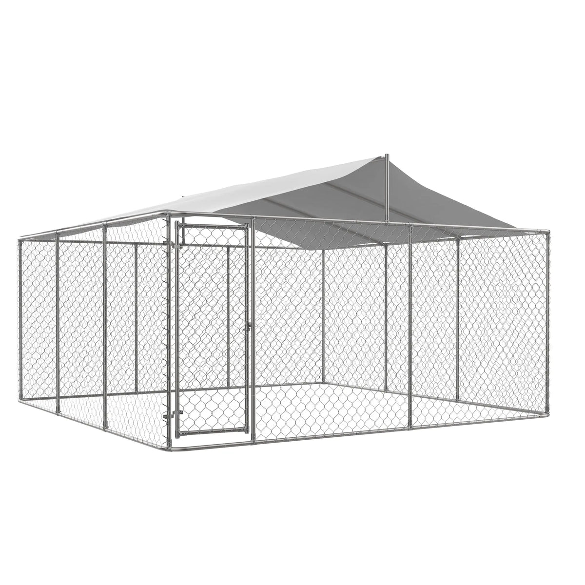 Outdoor Dog Kennel with Waterproof UV Cover detail view 11
