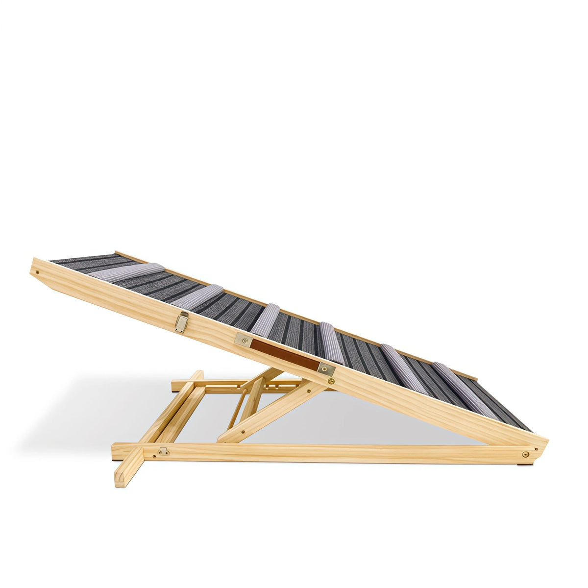 Adjustable wood dog ramp product view