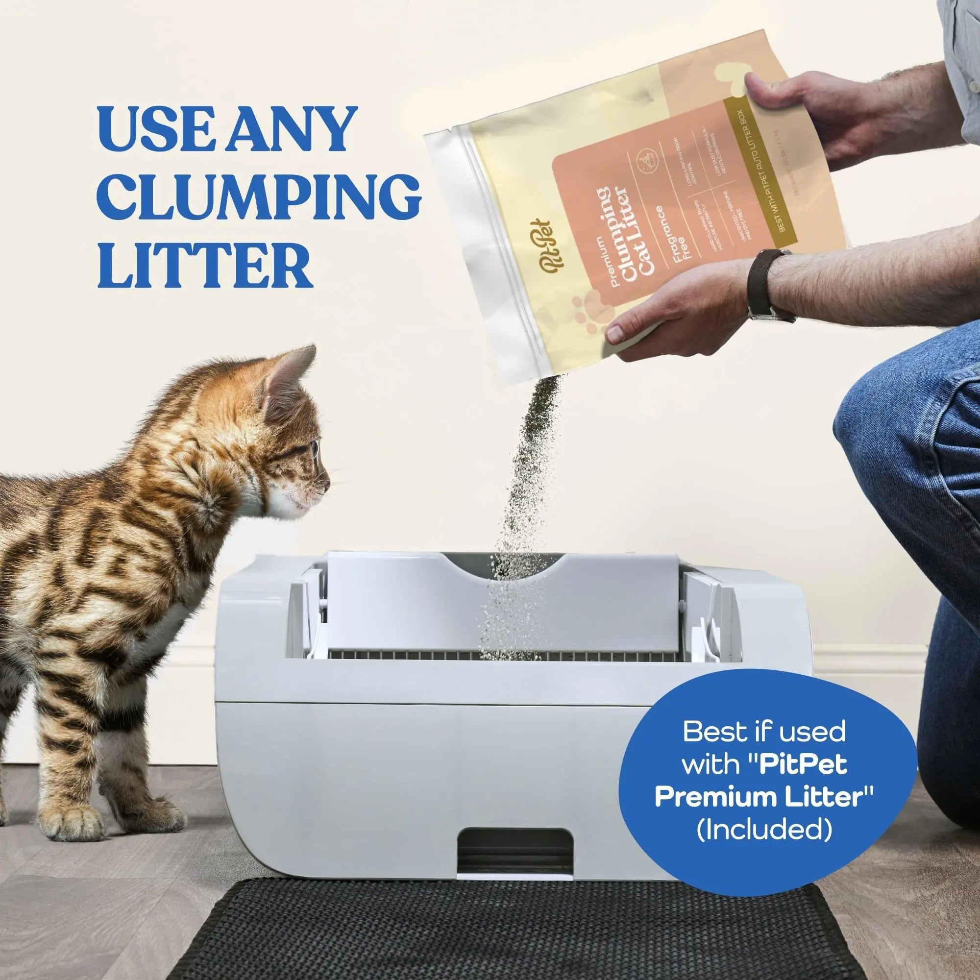 clumping litter compatibility — W1264P283678