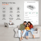 2.4 GHz Wi-Fi app controls for automatic cat litter box