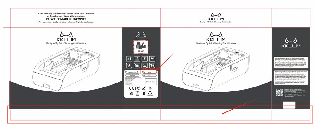 Automatic cat litter box setup and app connection guide