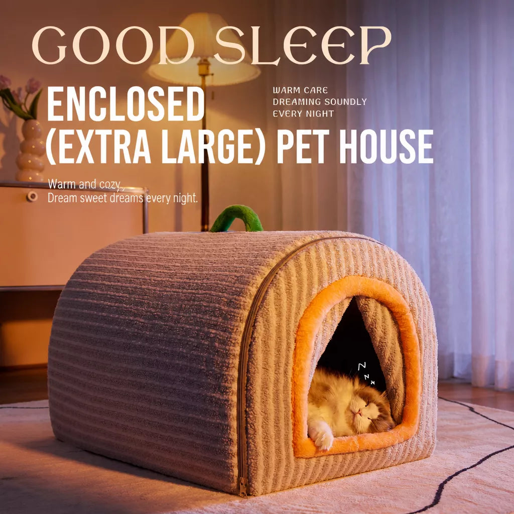 Enclosed Plush Pet House — design and construction details