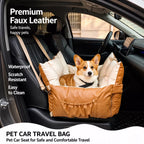 Faux Leather Pet Car Bed — design and construction details