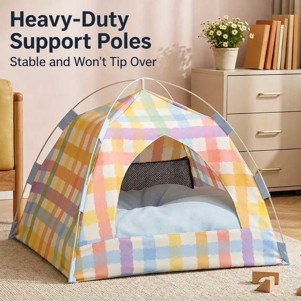 Semi-Enclosed Cat Tent Bed