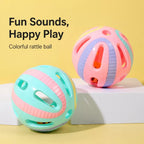 Silicone Cat Bell Ball Toy