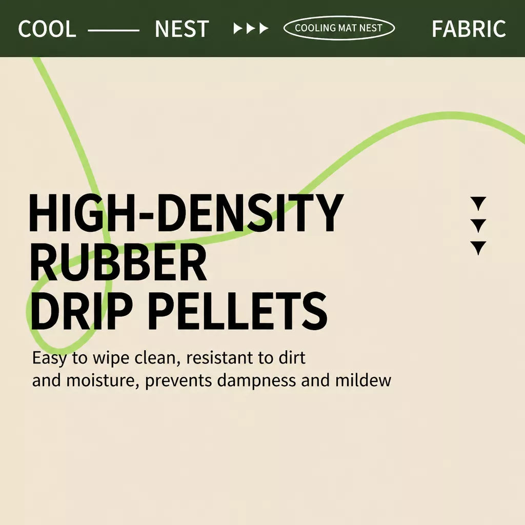 Dotted underside of the corduroy pet bed