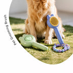 Self-Cleaning Pet Grooming Brush — design and construction details