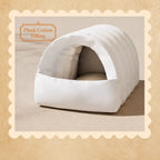 Convertible Plush Pet Cave Bed — design and construction details