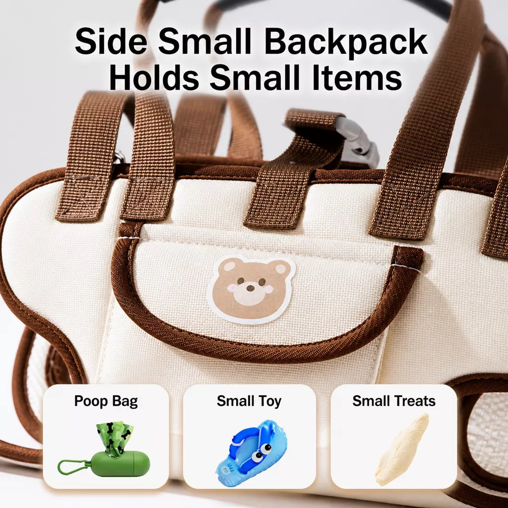 Horizontal Leg-Out Pet Carrier — design and construction details