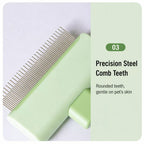 Self-Cleaning Pet Grooming Comb for Cats and Dogs
