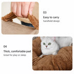 Fold-Flat Plush Pet House — design and construction details