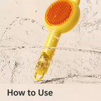Long-Hair Pet Pin Brush for Cats and Dogs