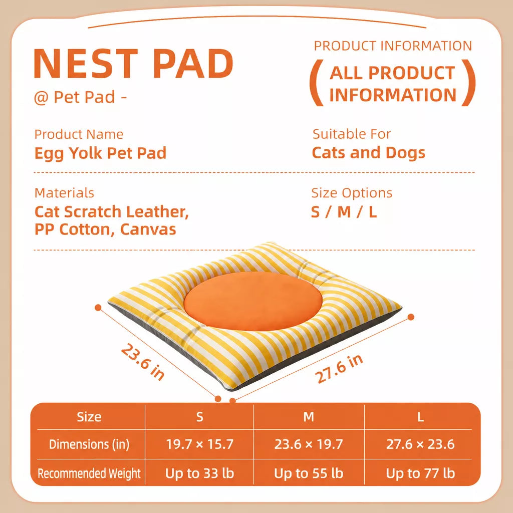 Pet Bed Mat for Dogs, Cats & Rabbits