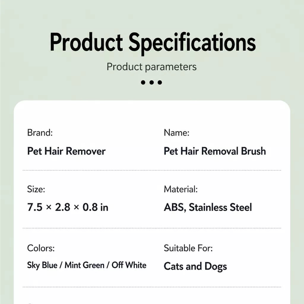 Self-Cleaning Pet Grooming Comb for Cats and Dogs