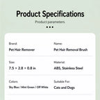Self-Cleaning Pet Grooming Comb for Cats and Dogs
