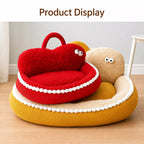 Corduroy Bolster Pet Bed — design and construction details
