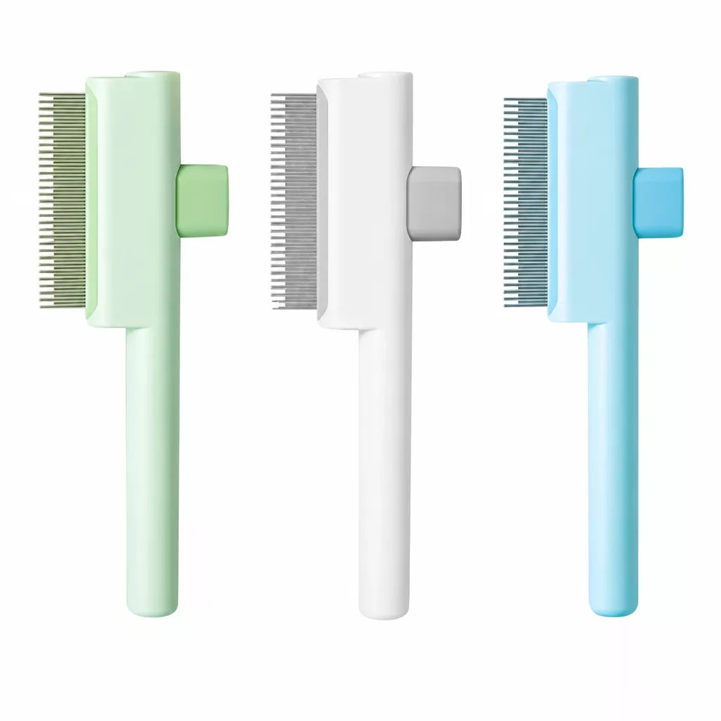 Self-Cleaning Pet Grooming Comb for Cats and Dogs